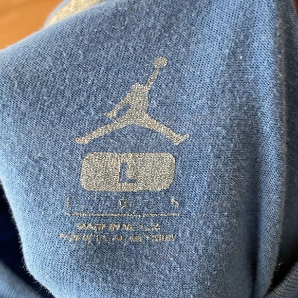 Jordan AJ3 Pure Money T Shirt Mens Large Blue Tee Graphic Y2K - Picture 7 of 10